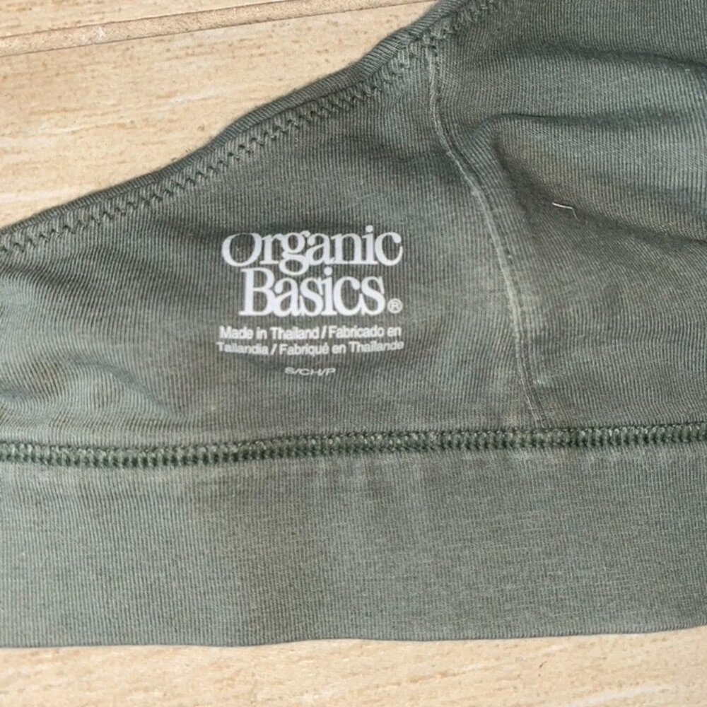 Organic Basics - Core Rib Triangle Bralette - Picture 2 of 2